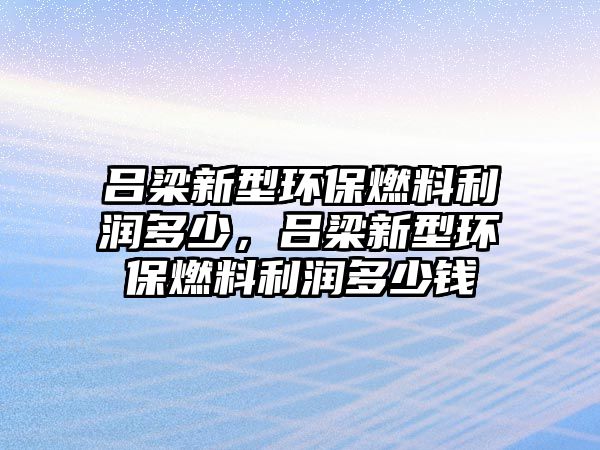 呂梁新型環(huán)保燃料利潤(rùn)多少，呂梁新型環(huán)保燃料利潤(rùn)多少錢