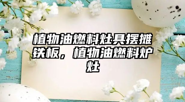 植物油燃料灶具擺攤鐵板，植物油燃料爐灶