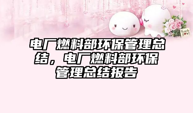 電廠燃料部環(huán)保管理總結(jié)，電廠燃料部環(huán)保管理總結(jié)報告