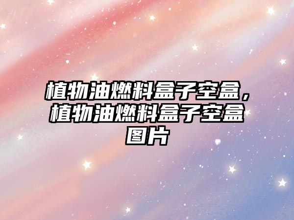 植物油燃料盒子空盒，植物油燃料盒子空盒圖片