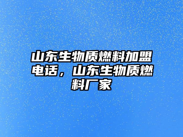 山東生物質(zhì)燃料加盟電話，山東生物質(zhì)燃料廠家